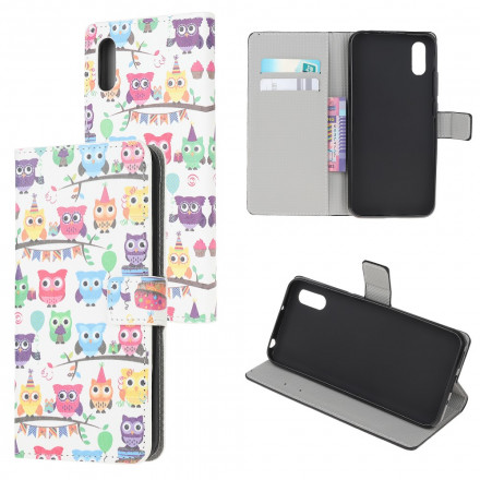 Housse Samsung Galaxy XCover 5 Multiples Hiboux