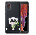 Coque Samsung Galaxy XCover 5 Transparente Panda Triste