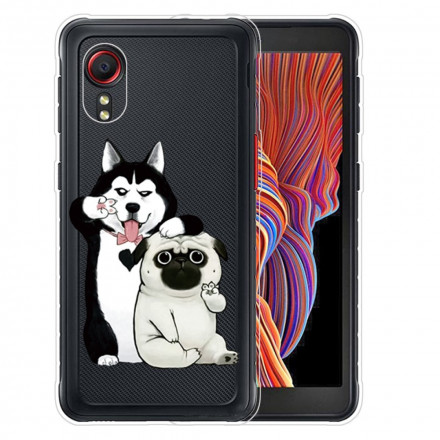 Coque Samsung Galaxy XCover 5 Drôles de Chiens