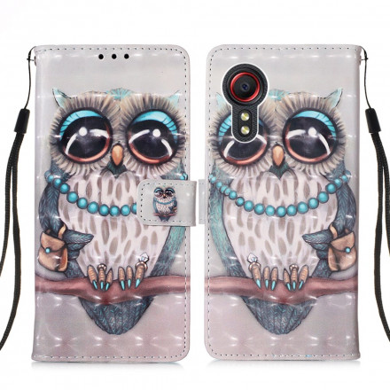 Housse Samsung Galaxy XCover 5 Miss Hibou