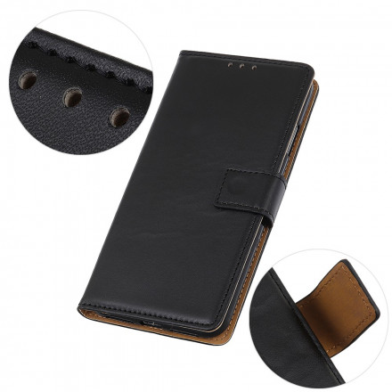 Housse Samsung Galaxy Xcover 5 Simili Cuir Litchi Simple