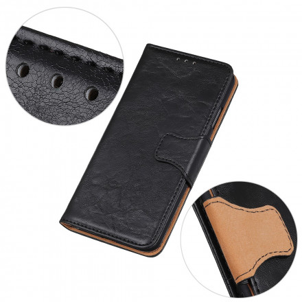 Housse Samsung Galaxy XCover 5 Cuir Fendu Fermoir Réversible