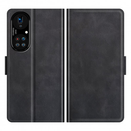 Housse Huawei P50 Pro Style Cuir Design