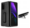 Coque Samsung Galaxy Z Fold2 Texturée avec Support Mains Libres