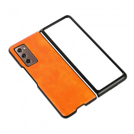 Coque Samsung Galaxy Z Fold2 Simili Cuir Color