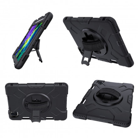 Coque iPad Pro 11" Style Bumper avec Sangle, Bandoulière et Porte-Stylet