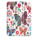 Smart Case iPad Pro 11" (2021) Porte-Stylet Fleurs Vintages