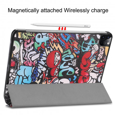 Smart Case iPad Pro 11" (2021) Porte-Stylet Graffitis