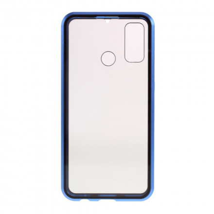 Coque Huawei P Smart 2020 Rebords Métal et Double Verre Trempé