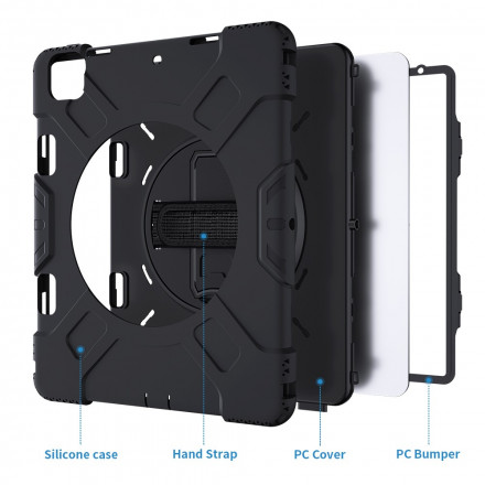 Coque iPad Pro 12.9" (2021) (2020) (2018) Support, Sangle et Bandoulière