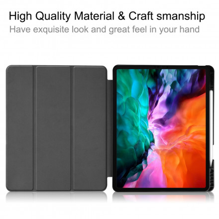 Smart Case iPad Pro 12.9" (2021) Trois Volets Classique Porte-Stylet