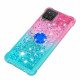 Coque Samsung Galaxy A12 / M12 Paillettes Anneau-Support