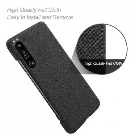 Coque Sony Xperia 1 III Texture Tissu KSQ