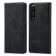 Flip Cover Sony Xperia 1 III Cuir Véritable Classique