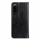 Flip Cover Sony Xperia 5 III Cuir Litchi Fendu Classique