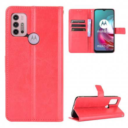 Housse Moto G30 / Moto G10 Simili Cuir Flashy