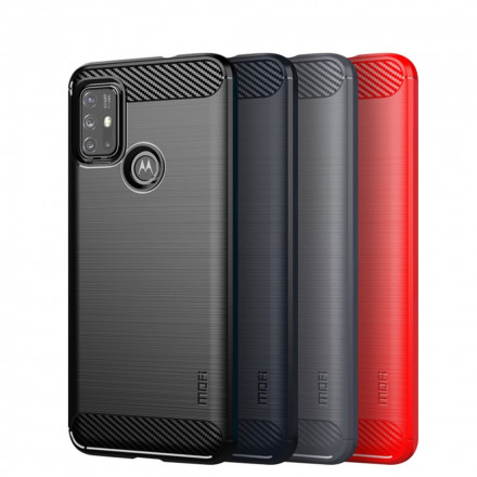 Coque Moto G30 / Moto G10 Fibre Carbone Brossée MOFI