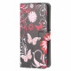 Housse Moto G50 Papillons et Fleurs