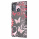 Housse Moto G50 Papillons et Fleurs