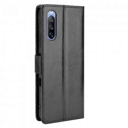 Housse Sony Xperia 10 III Simili Cuir Flashy