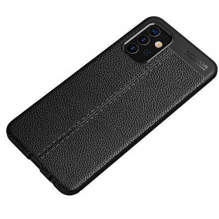 Coque Samsung Galaxy A32 4G Effet Cuir Litchi Double Line