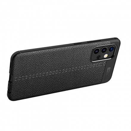 Coque Samsung Galaxy A32 4G Effet Cuir Litchi Double Line