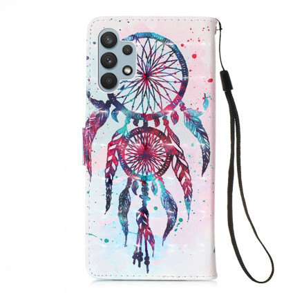 Housse Samsung Galaxy A32 4G Attrape Rêves Aquarelle