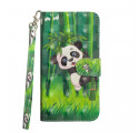 Housse Moto G9 Play Panda et Bambou