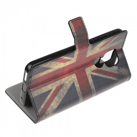 Housse Moto G9 Play Drapeau Angleterre