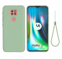 Coque Moto G9 Play Conception Silicone Liquide