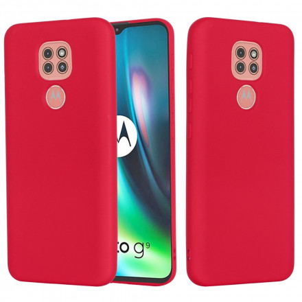 Coque Moto G9 Play Conception Silicone Liquide