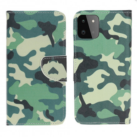 Housse Samsung Galaxy A22 5G Camouflage Militaire