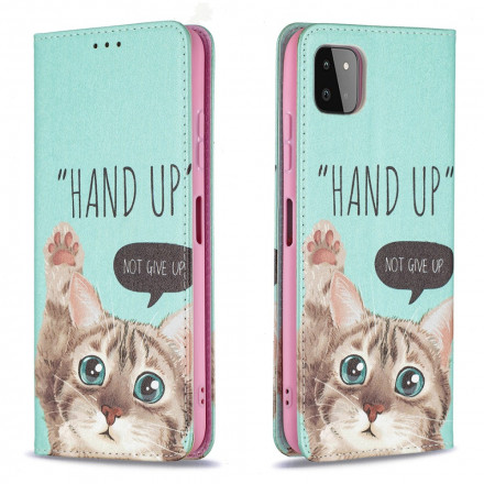 Flip Cover Samsung Galaxy A22 5G Hand Up