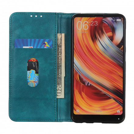 Flip Cover Samsung gaalxy A22 4G Version Cuir Litchi Fendu