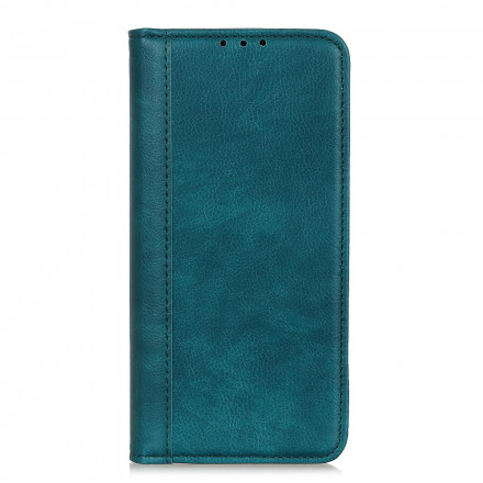 Flip Cover Samsung gaalxy A22 4G Version Cuir Litchi Fendu