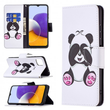 Housse Samsung Galaxy A22 5G Panda Fun