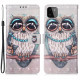 Housse Samsung Galaxy A22 5G Miss Hibou à Lanière