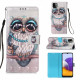 Housse Samsung Galaxy A22 5G Miss Hibou à Lanière