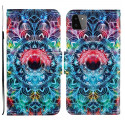 Housse Samsung Galaxy A22 5G Flashy Mandala à Lanière