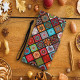 Housse Samsung Galaxy A22 5G Patchwork Mandalas avec Lanière