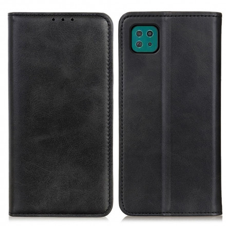 Flip Cover Samsung Galaxy A22 5G Cuir Fendu