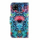 Housse Samsung Galaxy A22 4G Flashy Mandala à Lanière