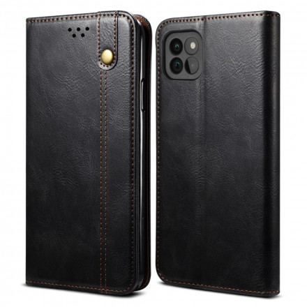 Flip Cover Samsung Galaxy A22 5G Simili Cuir Ciré