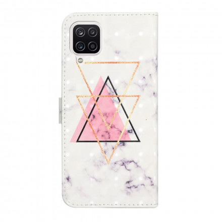 Housse Samsung Galaxy A22 4G Triangle en paillettes