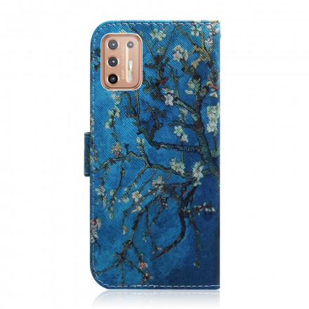 Housse Moto G9 Plus Branche d'Arbre Fleuri