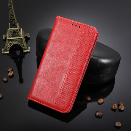 Flip Cover Vivo V21 5G Effet Cuir Vintage Stylisé