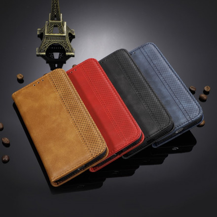 Flip Cover Moto G 5G Effet Cuir Vintage Stylisé