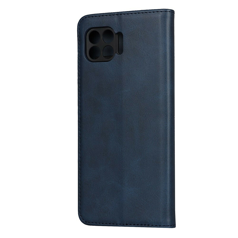 Flip Cover Moto G 5G Plus Style Cuir Fin