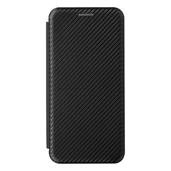 Flip Cover Azus Zenfone 8 Fibre Carbone avec Anneau Support