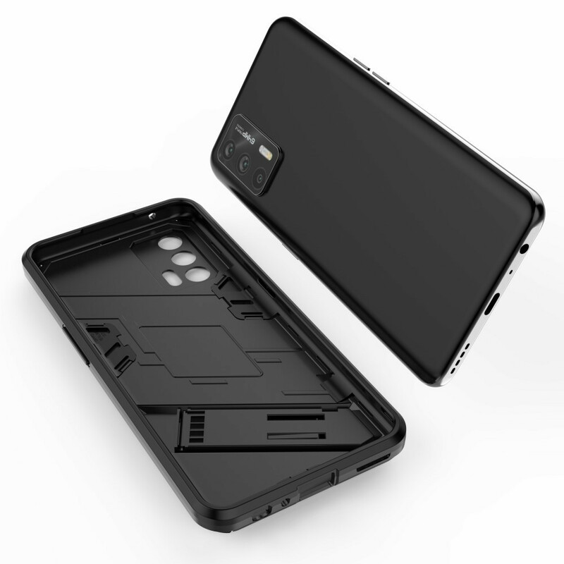 Coque Realme GT 5G Support Amovible Deux Positions Mains Libres